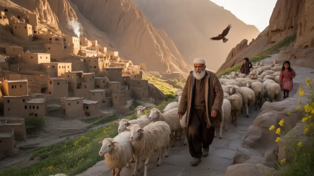 Iran ka ek 12000 saal purana chattanon mein basa hua gaon hai jo aaj bhi ek jeevit virasat ke roop mein zinda hai