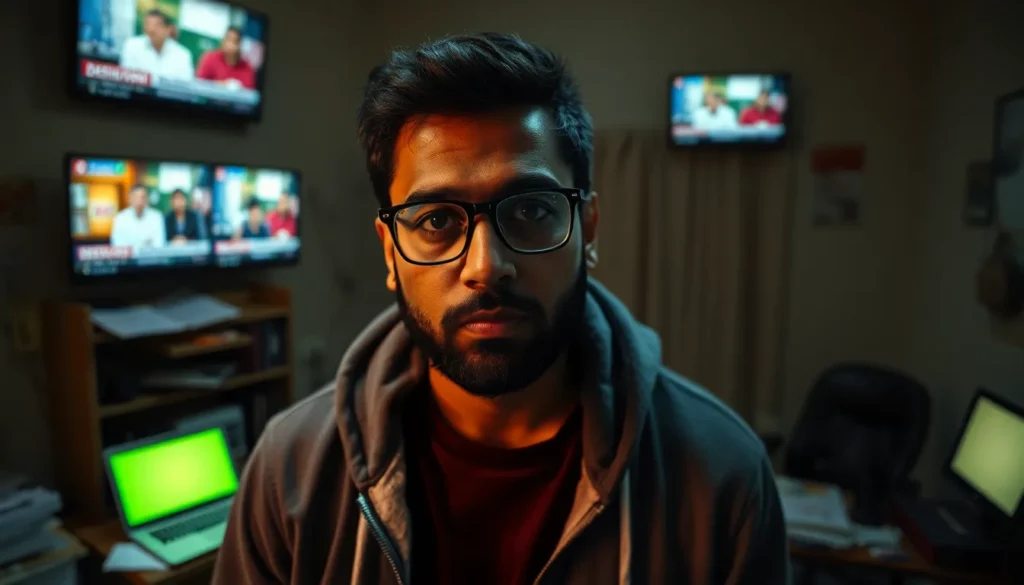 Google Pe Naam Nahin Hai – Part 2 visual representation"Political censorship and missing identity poster wall