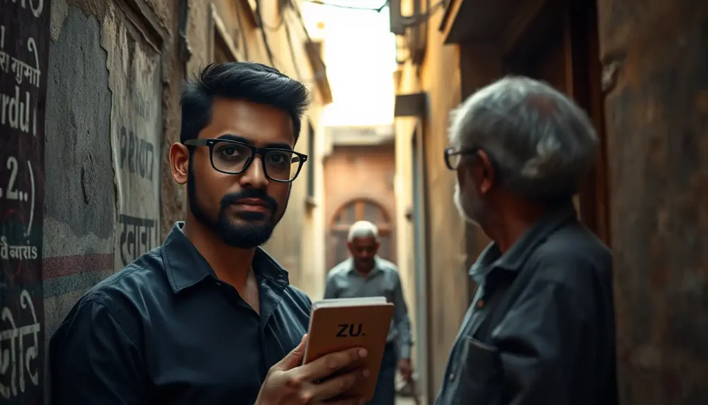 Google Pe Naam Nahin Hai – Part 2 visual representation"Political censorship and missing identity poster wall"